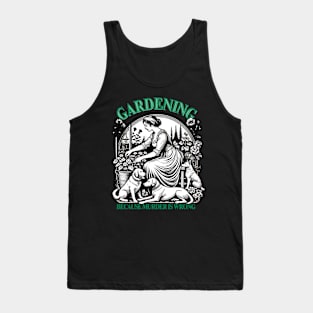 Gardening Because Murder Is Wrong Tank Top